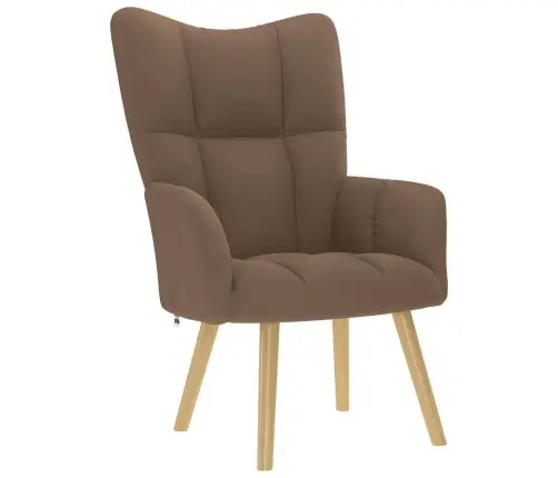 Atpūtas Krēsls, Brūns Audums Vidaxl