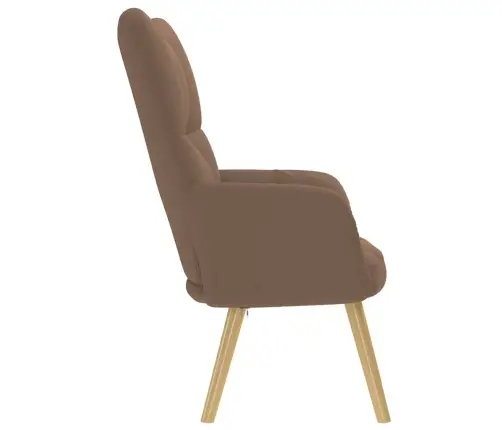 Atpūtas Krēsls, Brūns Audums Vidaxl