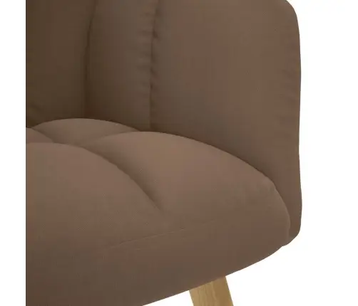 Atpūtas Krēsls, Brūns Audums Vidaxl