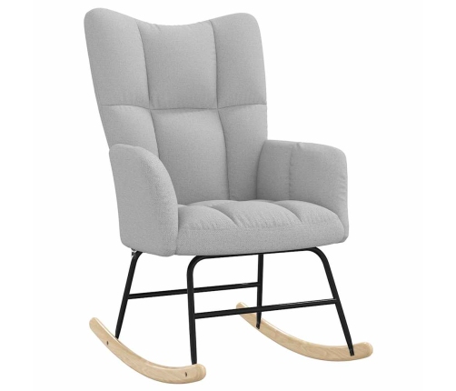 Šūpuļkrēsls Cloud Grey Fabric Vidaxl