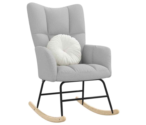 Šūpuļkrēsls Cloud Grey Fabric Vidaxl