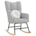 Šūpuļkrēsls Cloud Grey Fabric Vidaxl