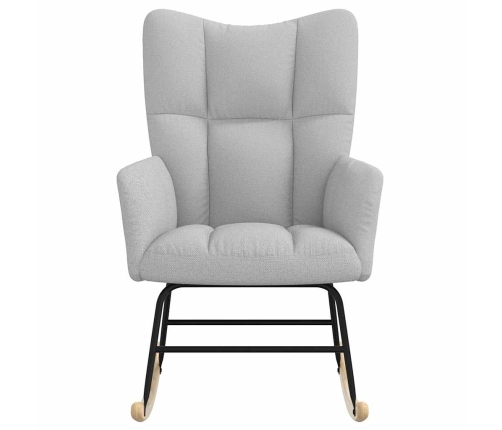 Šūpuļkrēsls Cloud Grey Fabric Vidaxl
