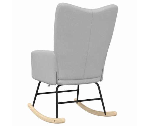 Šūpuļkrēsls Cloud Grey Fabric Vidaxl