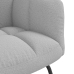 Šūpuļkrēsls Cloud Grey Fabric Vidaxl