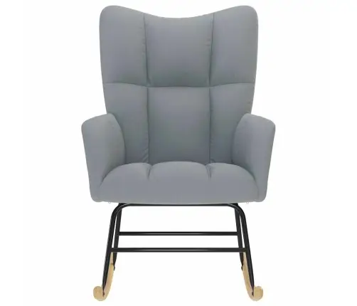 Šūpuļkrēsls, Gaiši Pelēks Audums Vidaxl Šūpuļkrēsls, Gaiši Pelēks Audums Vidaxl