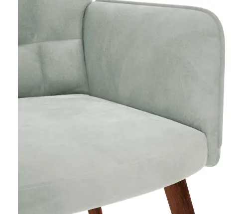 Poilsio Kėdė, Šviesiai Pilkos Spalvos, Aksomas Poilsio Kėdė, Šviesiai Pilkos Spalvos, Aksomas