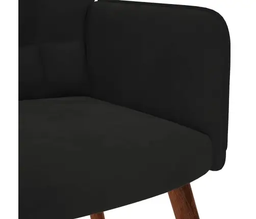 Poilsio Kėdė, Juodos Spalvos, Aksomas