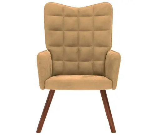 Atpūtas Krēsls, Brūns Samts Vidaxl