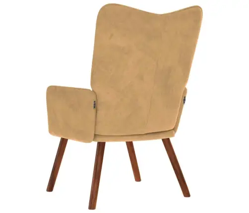 Atpūtas Krēsls, Brūns Samts Vidaxl