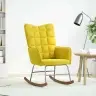 Supama Kėdė, Geltonos Spalvos, Aksomas