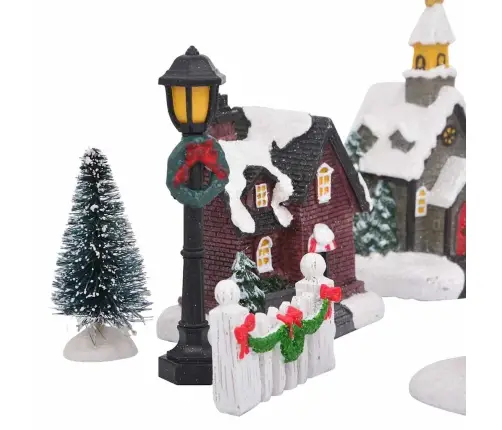 Ziemassvētku Galda Dekors Daudzkrāsains 6.5 X 9.1 Cm Sveķi Vidaxl