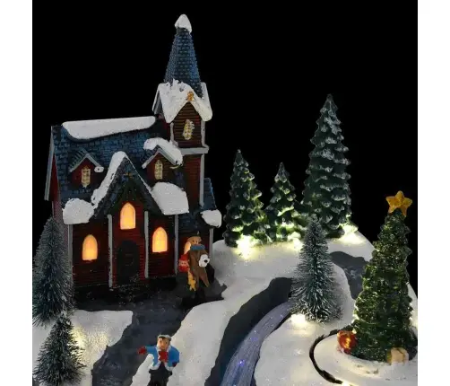 Kalėdų Kaimo Dekoracija Įvairiaspalvis 20,5 X 17 X 21 Cm