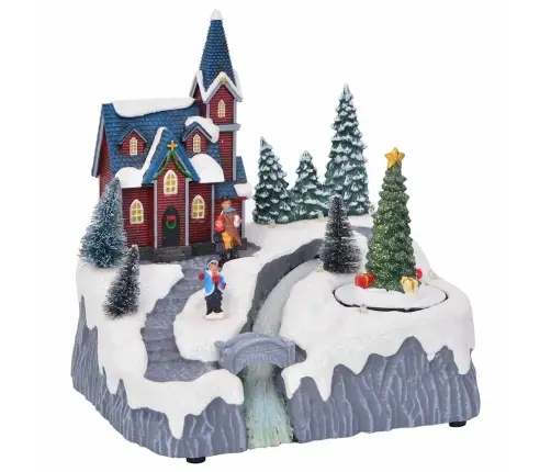 Kalėdų Kaimo Dekoracija Įvairiaspalvis 20,5 X 17 X 21 Cm