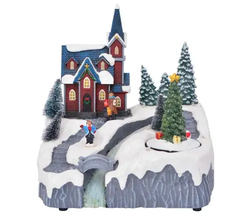 Kalėdų Kaimo Dekoracija Įvairiaspalvis 20,5 X 17 X 21 Cm