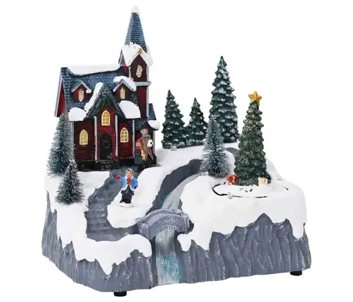 Kalėdų Kaimo Dekoracija Įvairiaspalvis 20,5 X 17 X 21 Cm