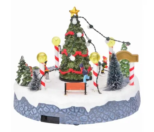 Kalėdų Kaimo Dekoracija Įvairiaspalvis 22 X 21,5 X 17 Cm