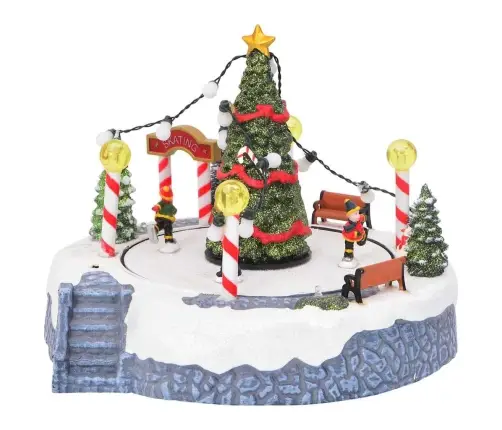 Kalėdų Kaimo Dekoracija Įvairiaspalvis 22 X 21,5 X 17 Cm