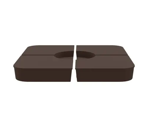 4 Gab. Saulessarga Bāzes Komplekts Krustveida 100 Kg Pp Vidaxl