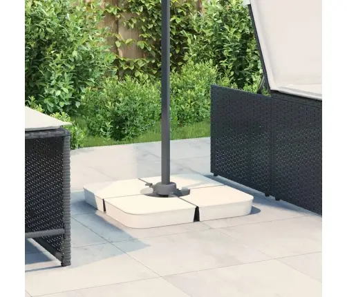 4-Osaline Päikesevarju Aluse Komplekt Cross Stand