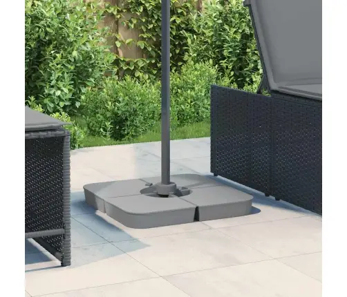 4 Gab. Saulessarga Bāzes Komplekts Krustveida 100 Kg Pp Vidaxl