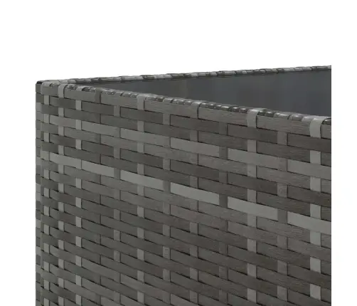 6-Daļīgs Dārza Atpūtas Mēbeļu Komplekts, Pelēka Pe Rotangpalma Vidaxl