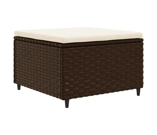 4-Daļīgs Dārza Atpūtas Mēbeļu Komplekts, Brūna Pe Rotangpalma Vidaxl