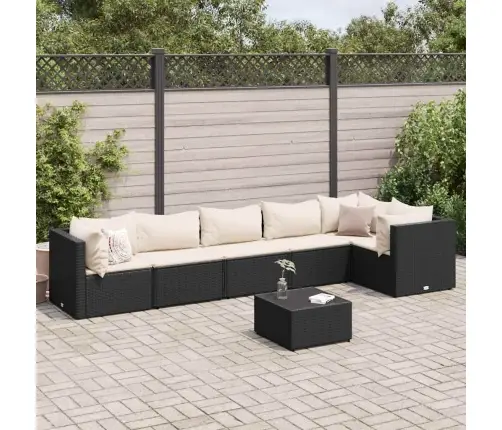 7-Daļīgs Dārza Mēbeļu Komplekts Ar Matračiem, Pe Rotangpalma Vidaxl