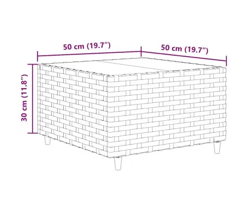 7-Osaline Aiamööbli Komplekt Patjadega, Must, Polürotang