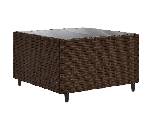 6-Osaline Aiamööbli Komplekt Patjadega, Pruun, Polürotang