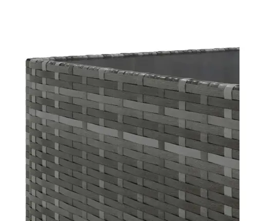 6-Daļīgs Dārza Atpūtas Mēbeļu Komplekts, Pelēka Pe Rotangpalma Vidaxl