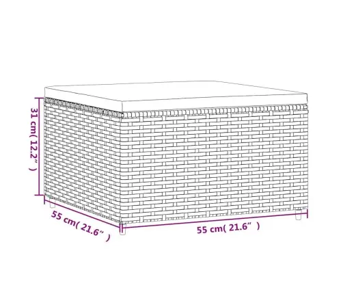 Sodo Baldų Komplektas Su Pagalvėlėmis, 7 Dalių, Rudas