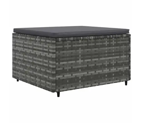 6-Daļīgs Dārza Atpūtas Mēbeļu Komplekts, Pelēka Pe Rotangpalma Vidaxl 6-Daļīgs Dārza Atpūtas Mēbeļu Komplekts, Pelēka Pe Rotangpalma Vidaxl