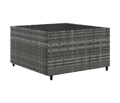 Sodo Komplektas Su Pagalvėlėmis, 10 Dalių, Pilkas, Poliratanas