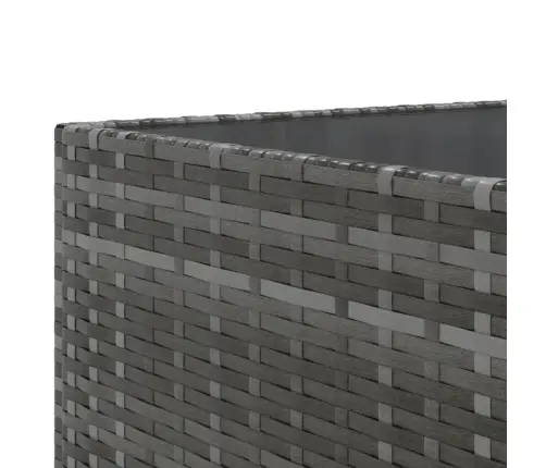 Sodo Komplektas Su Pagalvėlėmis, 10 Dalių, Pilkas, Poliratanas