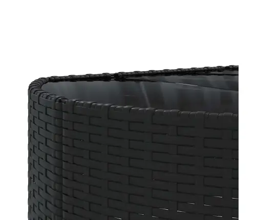 4-Osaline Aiadiivani Komplekt Patjadega, Must, Polürotang