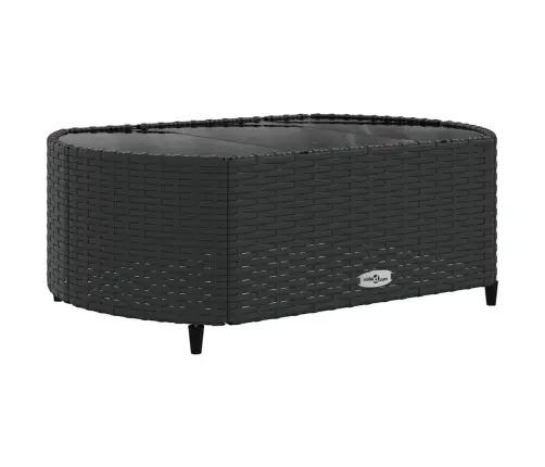 5-Osaline Aiadiivanikomplekt Patjadega, Must, Polürotang