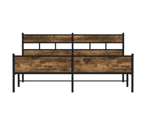 Lovos Rėmas Be Čiužinio, Dūminio Ąžuolo, 183X213cm Metalas