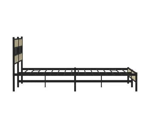 Metallist Voodiraam Ilma Madratsita Sonoma Tamm 193X203 Cm