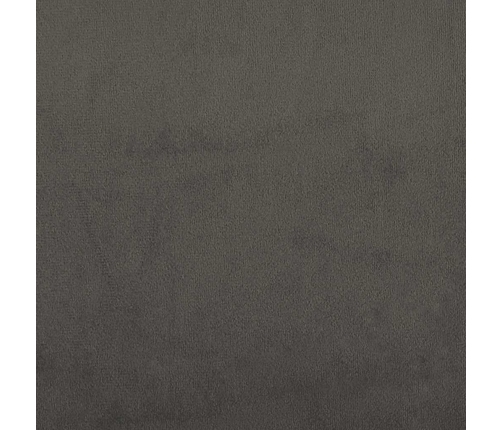 Kabatu Atsperu Matracis, Tumši Pelēks, 90X220X20 Cm, Samts Vidaxl