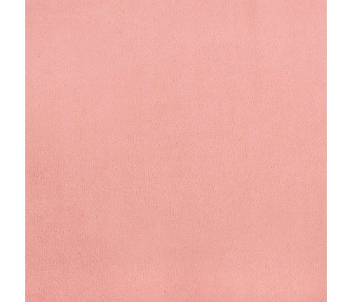 Kabatu Atsperu Matracis, Rozā, 120X220X20 Cm, Samts Vidaxl