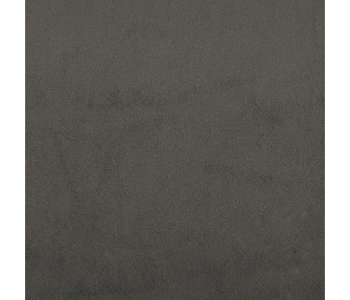 Kabatu Atsperu Matracis, Tumši Pelēks, 140X220X20 Cm, Samts Vidaxl