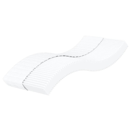 Poroloninis Čiužinys, Baltos Spalvos, 90X210cm H2/H3 Kietumo