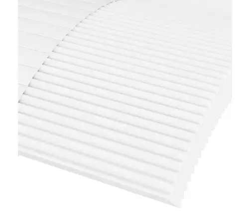 Putu Matracis, Balts, 90X220 Cm, Cietība H2, H3 Vidaxl