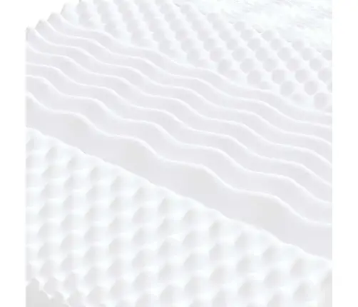 Putu Matracis, Balts, 200X220 Cm, 7 Zonas, Cietība 20 Ild Vidaxl