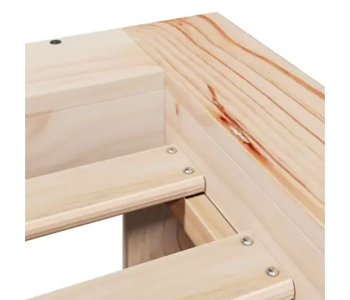 Gulta Bez Matrača, 100X200 Cm, Priedes Masīvkoks Vidaxl