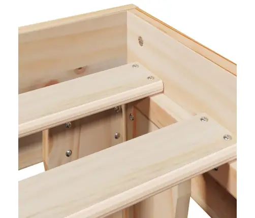 Gulta Bez Matrača, 160X200 Cm, Priedes Masīvkoks Vidaxl