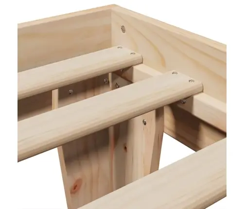 Lovos Rėmas Su Be Čiužinio, 75X190cm Pušies Masyvas