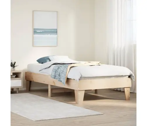 Lovos Rėmas Su Be Čiužinio, 75X190cm Pušies Masyvas