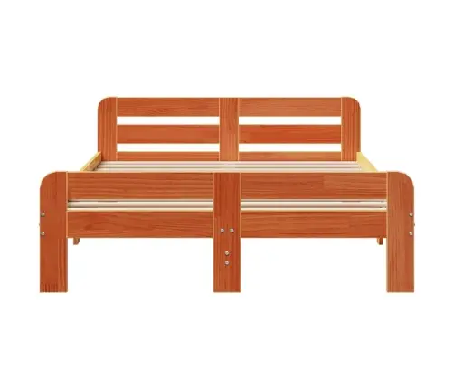 Lovos Rėmas Be Čiužinio, Vaško Rudas, 180X200cm Pušies Masyvas